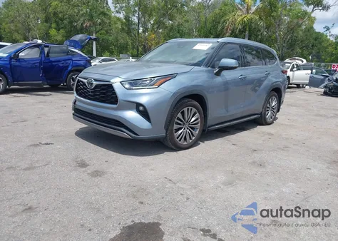 2022 Toyota Highlander Platinum из США, поврежденный, VIN 5TDFZRBHXNS175366